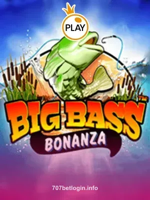 Imagem do jogo Big Bass Bonanza no 707 bet