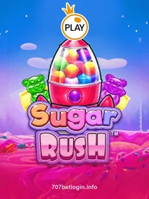 Imagem do jogo Sugar Rush no 707 bet